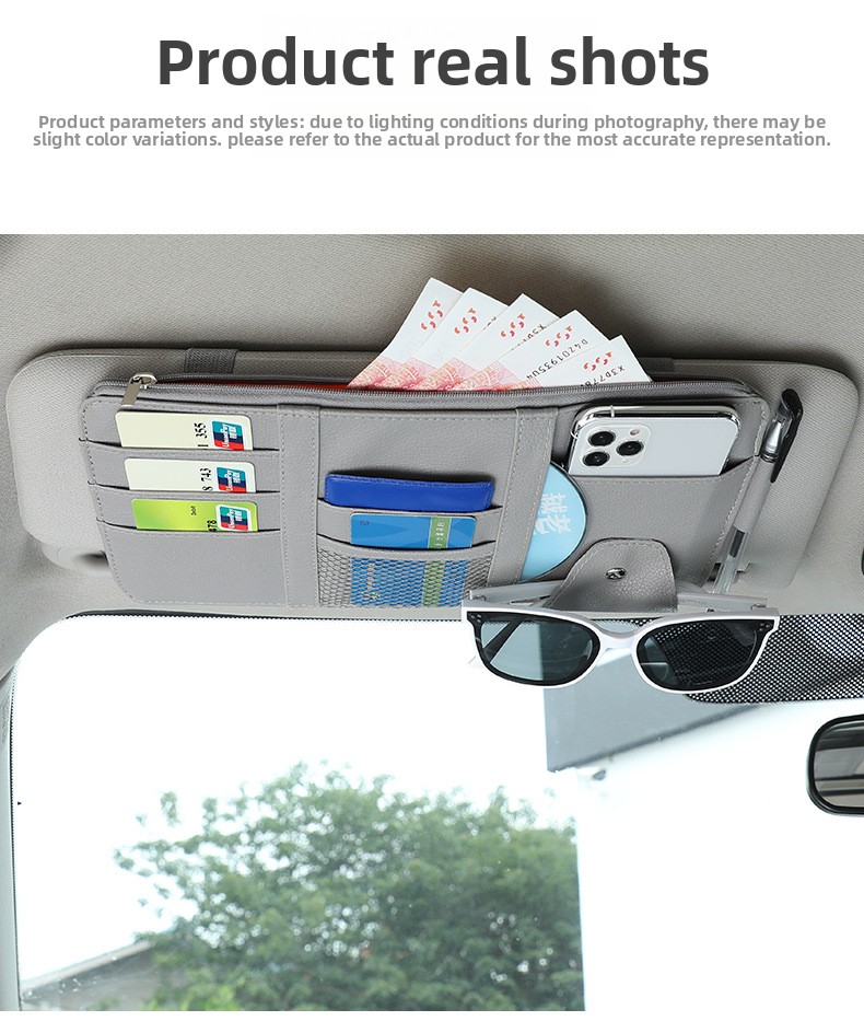 Sun visor storage box _11