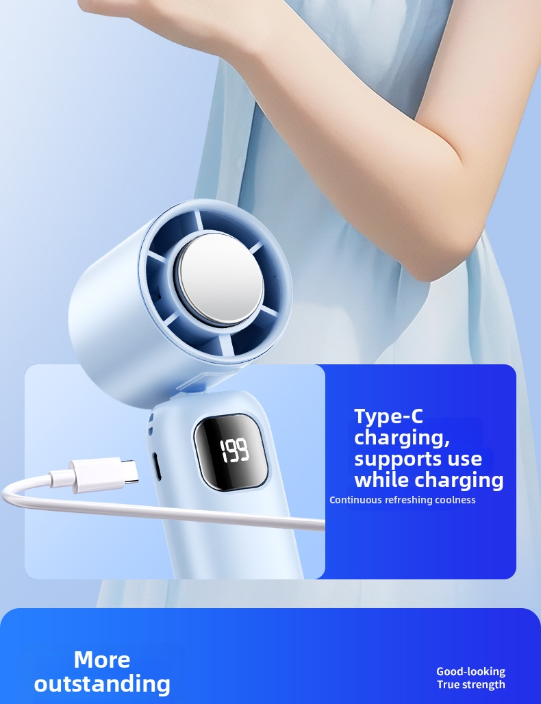 Handheld Mini Fan Mit Halbleiter Kühlung Und Usb-ladefunktion_voghion.com
