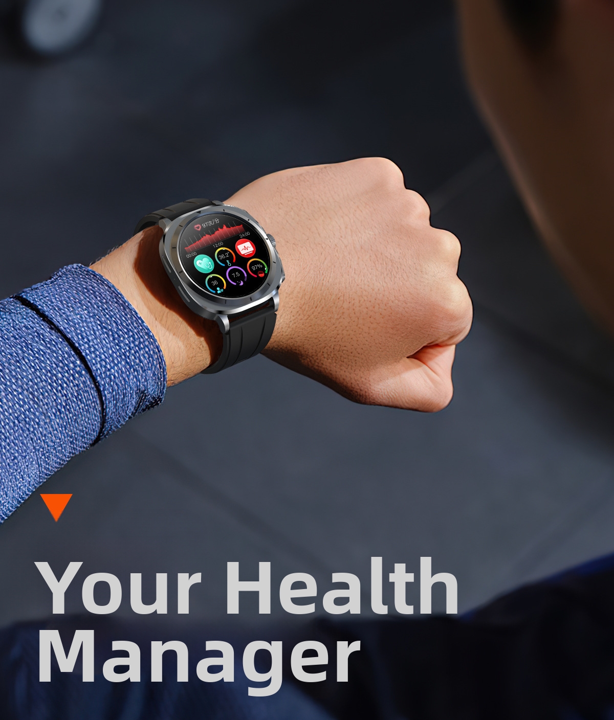 Smartwatch con ecg chiamata bluetooth glicemia temperatura nfc_voghion.com