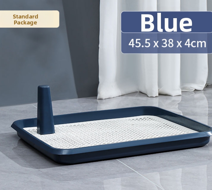 Large Dog Toilet Extra Large Flat Splash Proof With Stand Flushable Pet Litter Box Free Shipping_voghion.com