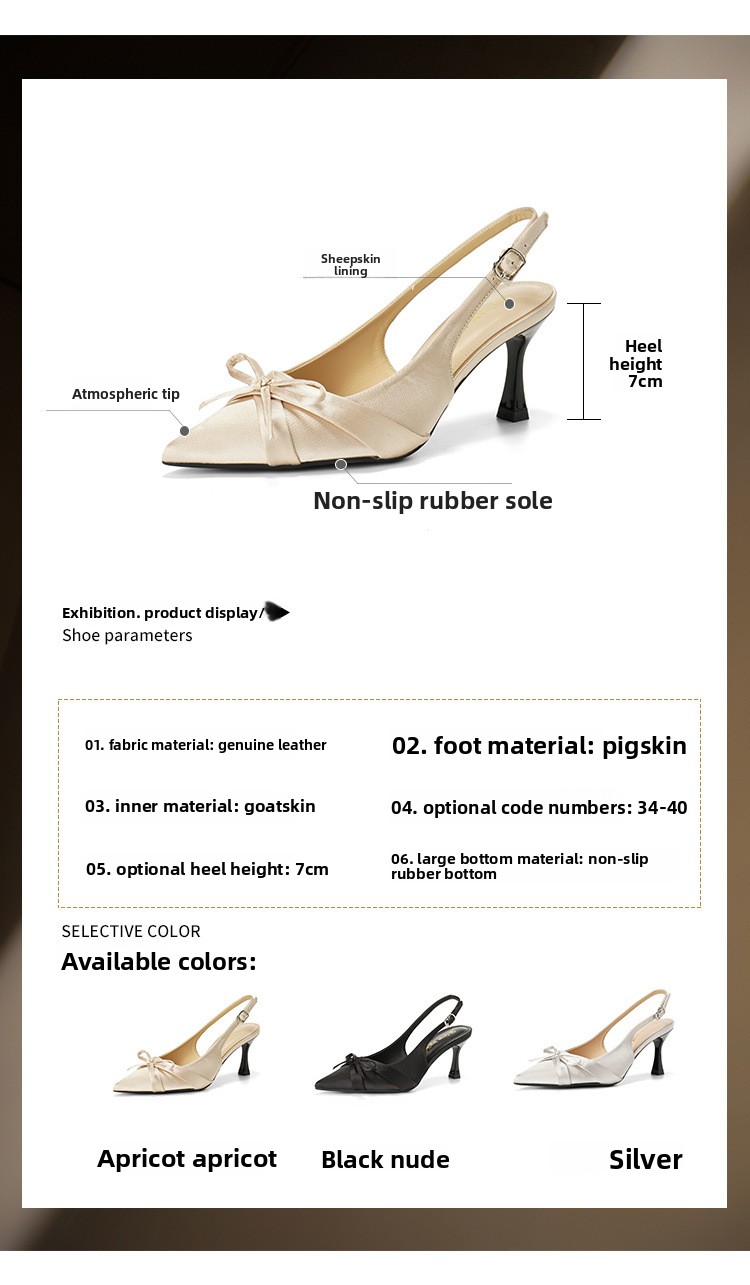 Spitze Stilettos Mit Satinschleife Für Damen Pumps_voghion.com