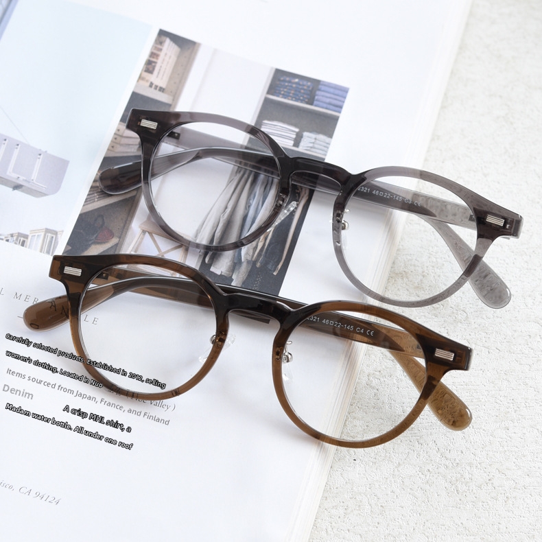 Retro Mode Brillengestelle Für Damen Und Herren Transparent_voghion.com
