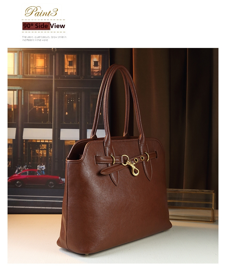 Borsa a tracolla donna in vera pelle stile retro borsa a mano_voghion.com