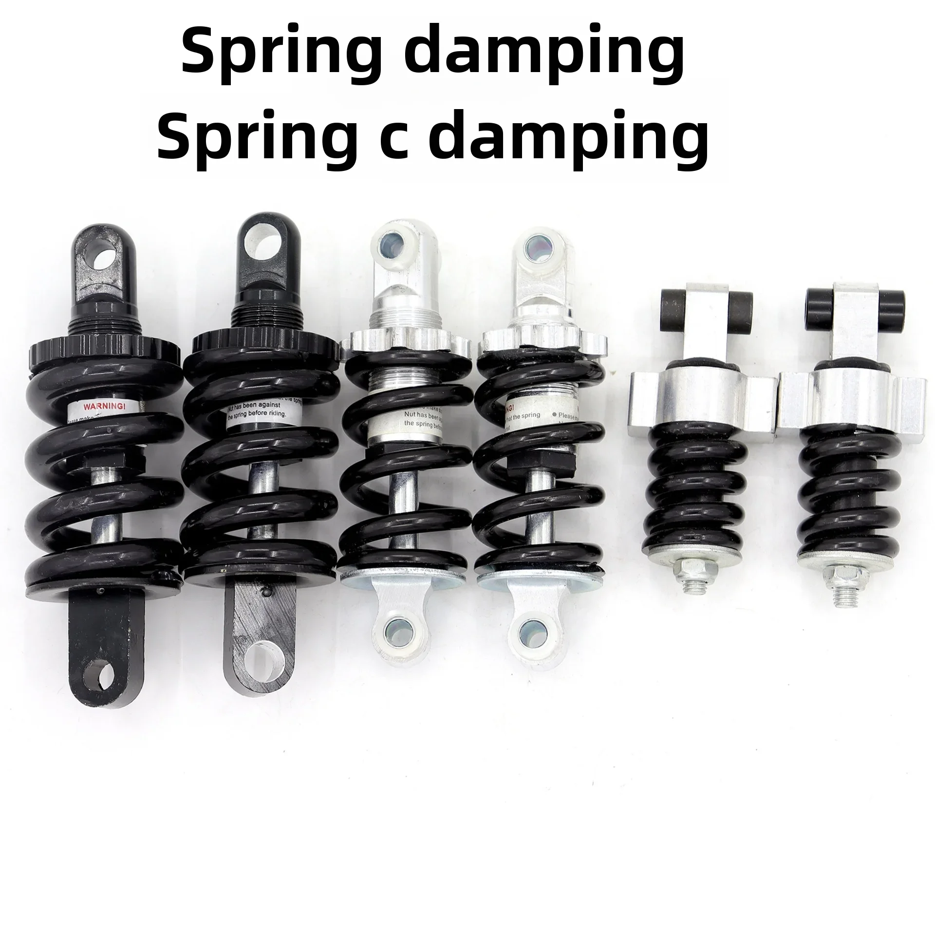 Mountain shock absorber, scooter, shock-absorbing folding bike