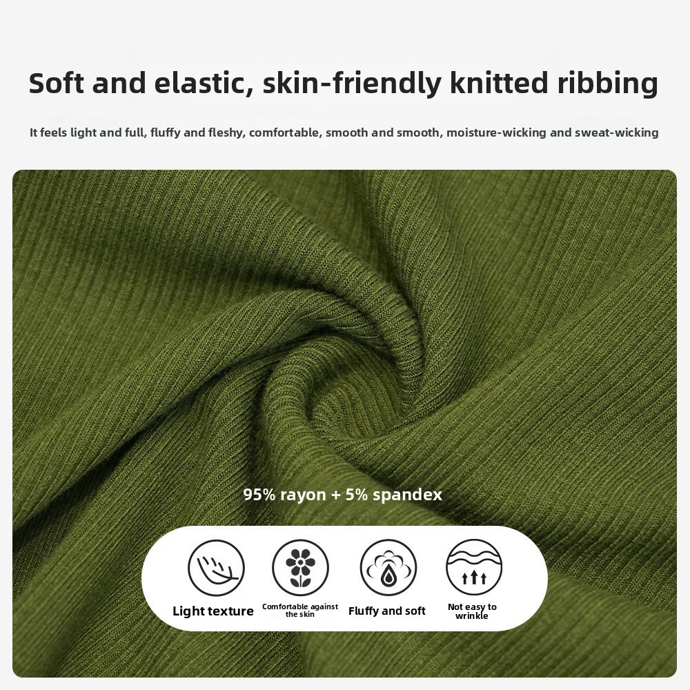 Yoga Clothes Women's 2026 Spring Cross-border New Knitted Bottoming Shirt Sports Outdoor Drawstring Long-sleeved Fitness Clothes Top_ecoleips.com