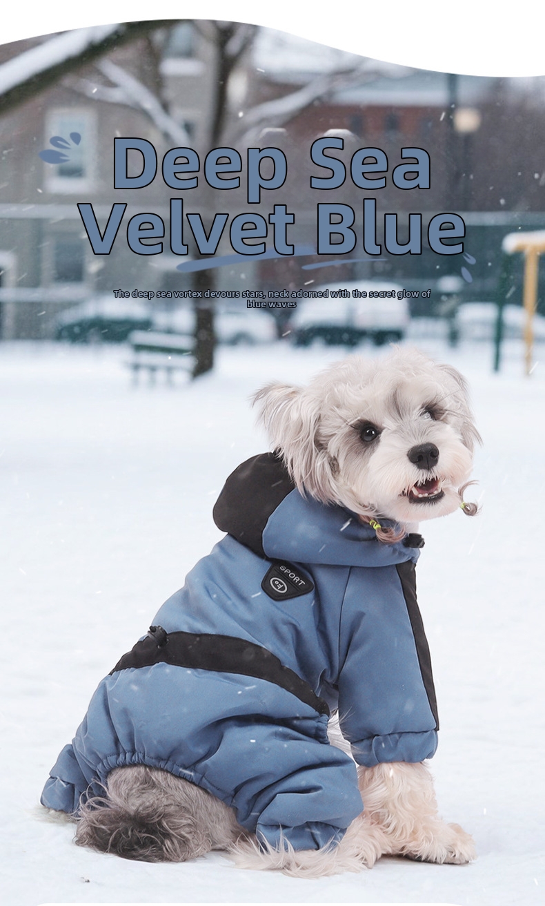 Sudadera con capucha para perro abrigo de invierno acolchado_voghion.com