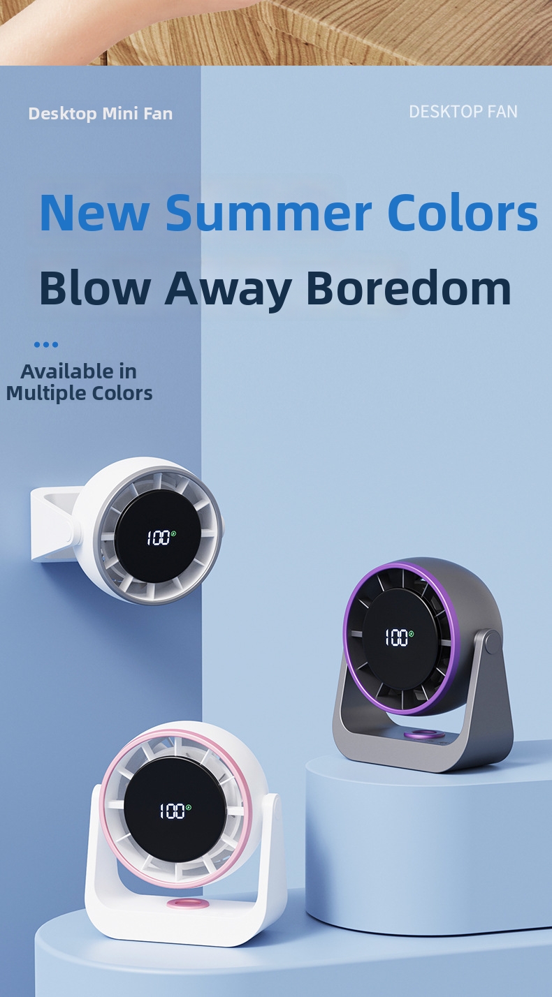 Mini ventilatore da tavolo usb silenzioso per ufficio_voghion.com
