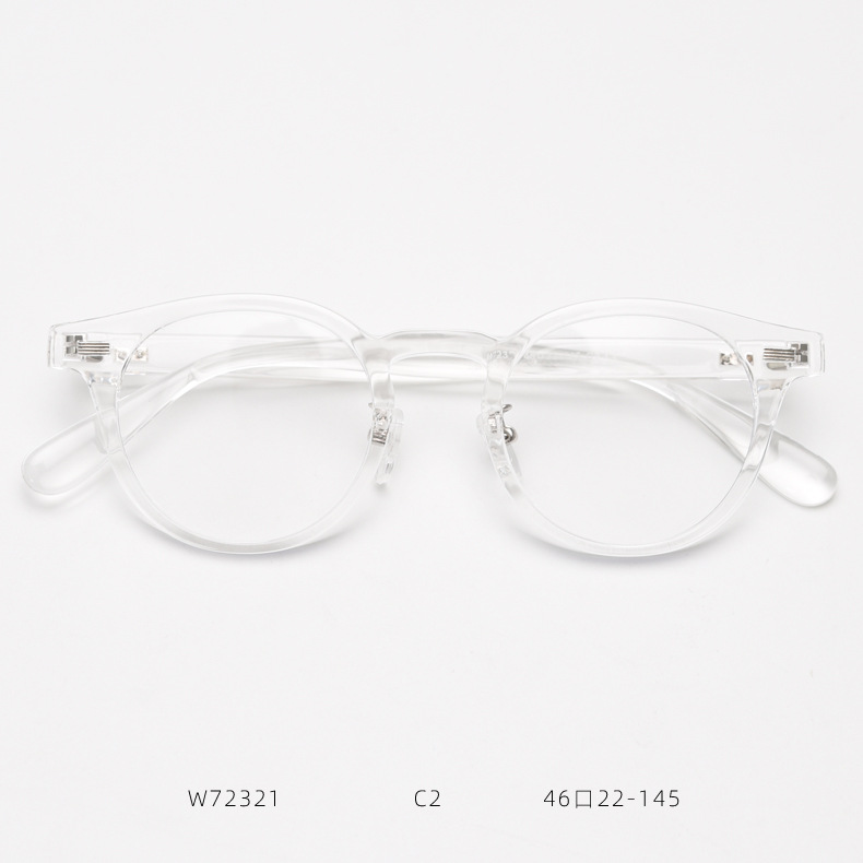 Retro Mode Brillengestelle Für Damen Und Herren Transparent_voghion.com