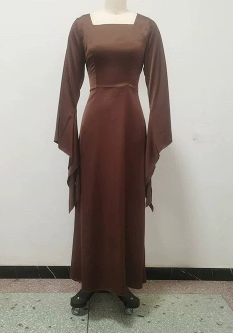 Women's Long Elegant Slim Fit Dress With Batwing Sleeves Casual Fashion Summer Spring/Autumn_ecoleips.com