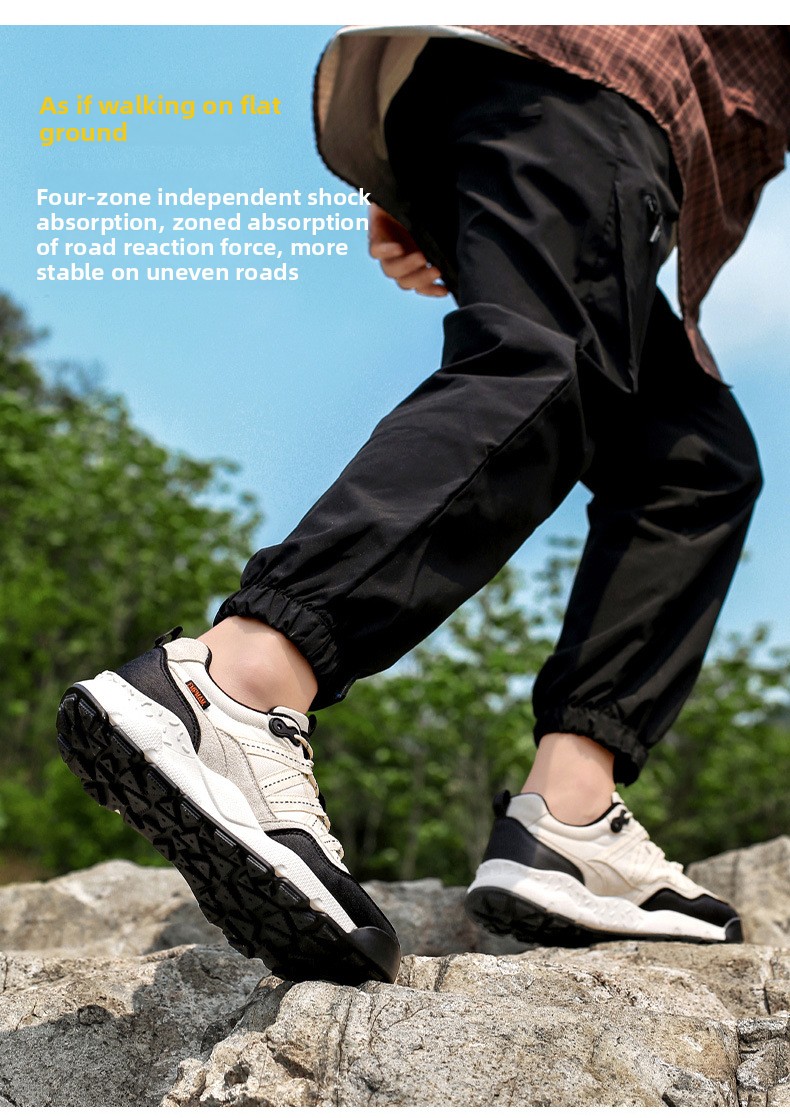 New Non-slip Shock-absorbing Outdoor Hiking Shoes Foreign Trade Wear-resistant Off-road Hiking Casual Shoes Men's Wholesale_vogvips.com