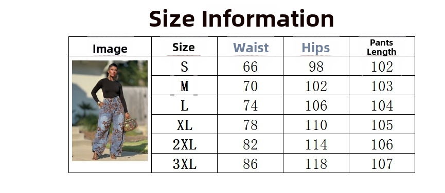 Women's Retro Floral Flocked Curved Blade Jeans New Washed Denim Independent Store_ecoleips.com