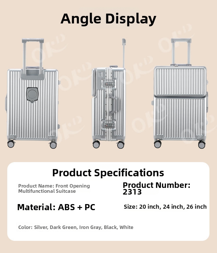 Multifunctionele koffer met aluminium frame grote capaciteit_voghion.com