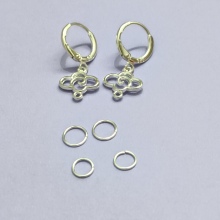 ���h��Ȧ���۴ֶ��h925�yɫ��ɫ���^�����y̩�y���y���h���DIY��