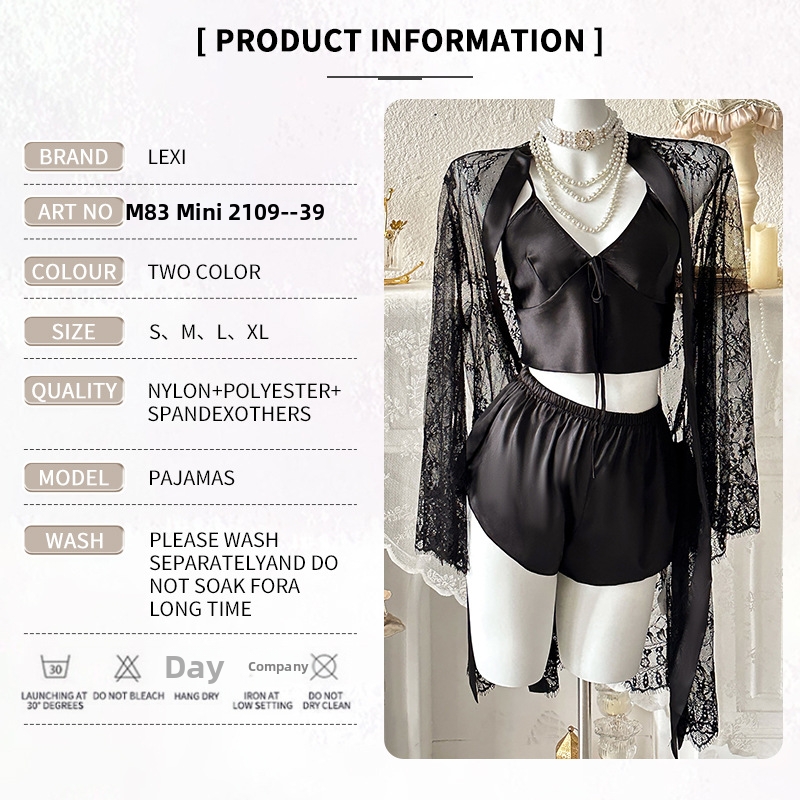 Pigiama sexy da donna con canotta, in seta sottile, senza schienale, lunghezza media, tinta unita, ideale per la casa in estate, comodo per dormire._voghion.com