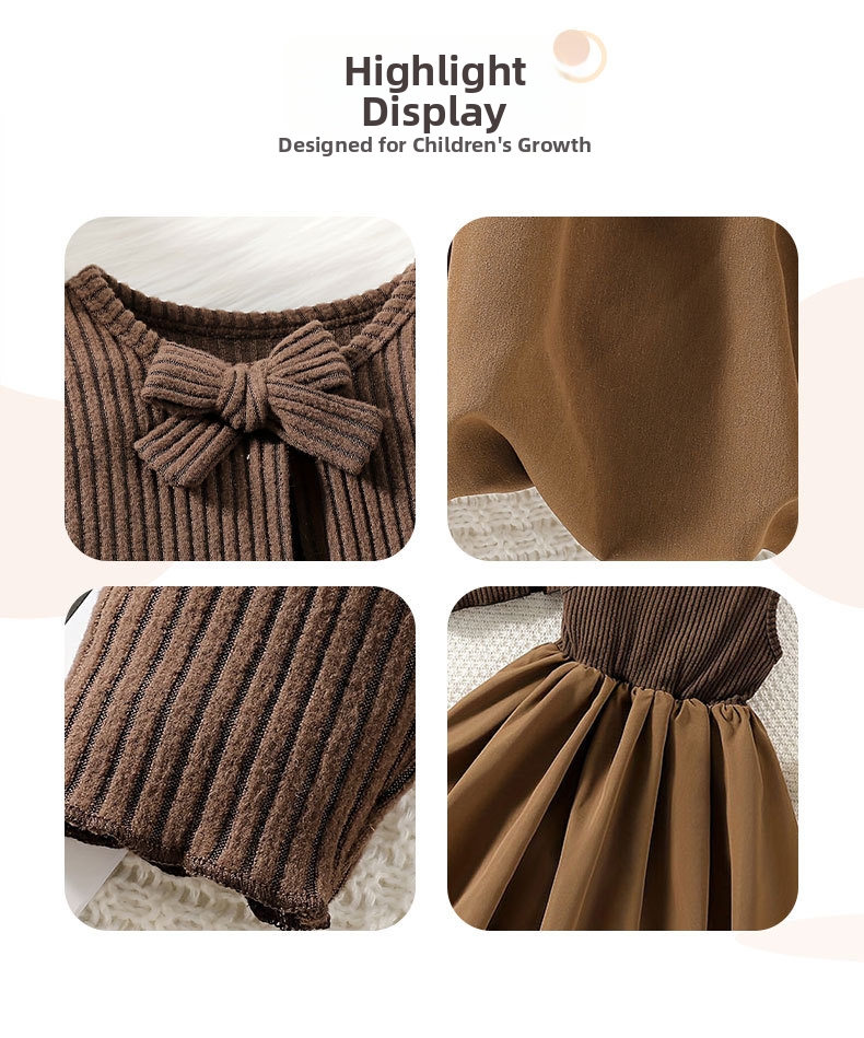 Conjunto de chándal de terciopelo para niña con capucha_voghion.com
