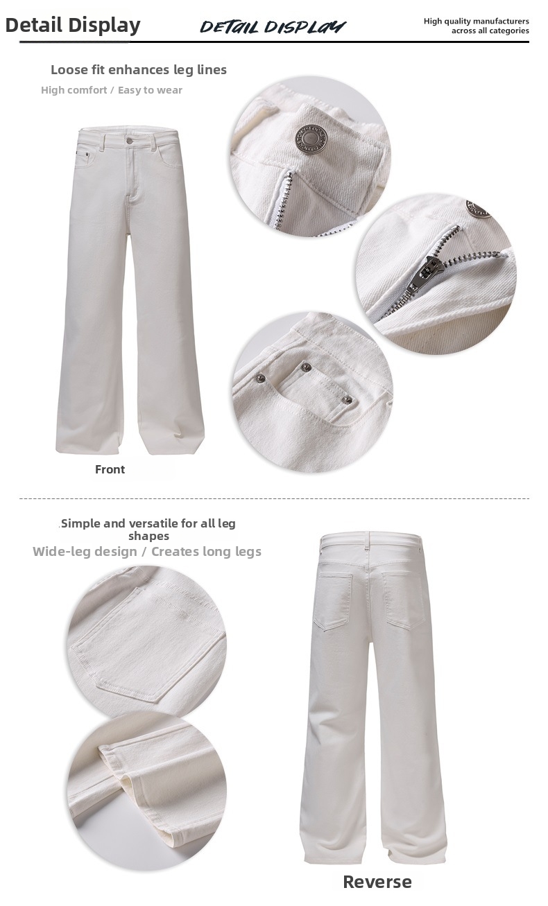 Men's Slim Fit Stretch Jeans Bootcut Denim Pants Vintage Wash Retro Flared S-3XL_mkmklike.com