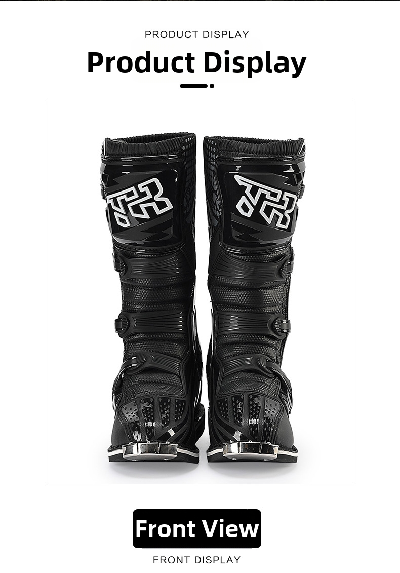 Motorcycle Riding Boots Men's All Season Protective Forest Trail Rally Racing Shoes_voghion.com
