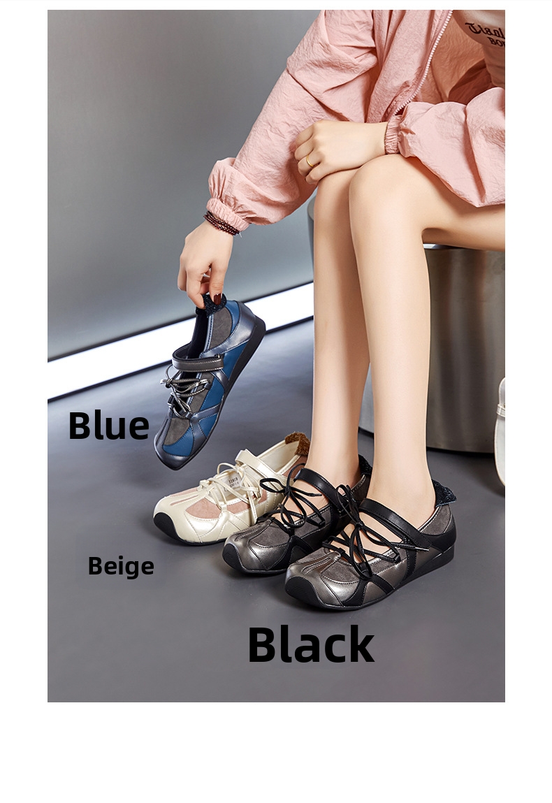 White Genuine Leather Insole Women's Shoes 2cm Height Increasing Bow Knot Mary Jane New Style Single Shoes For Women_vogvips.com