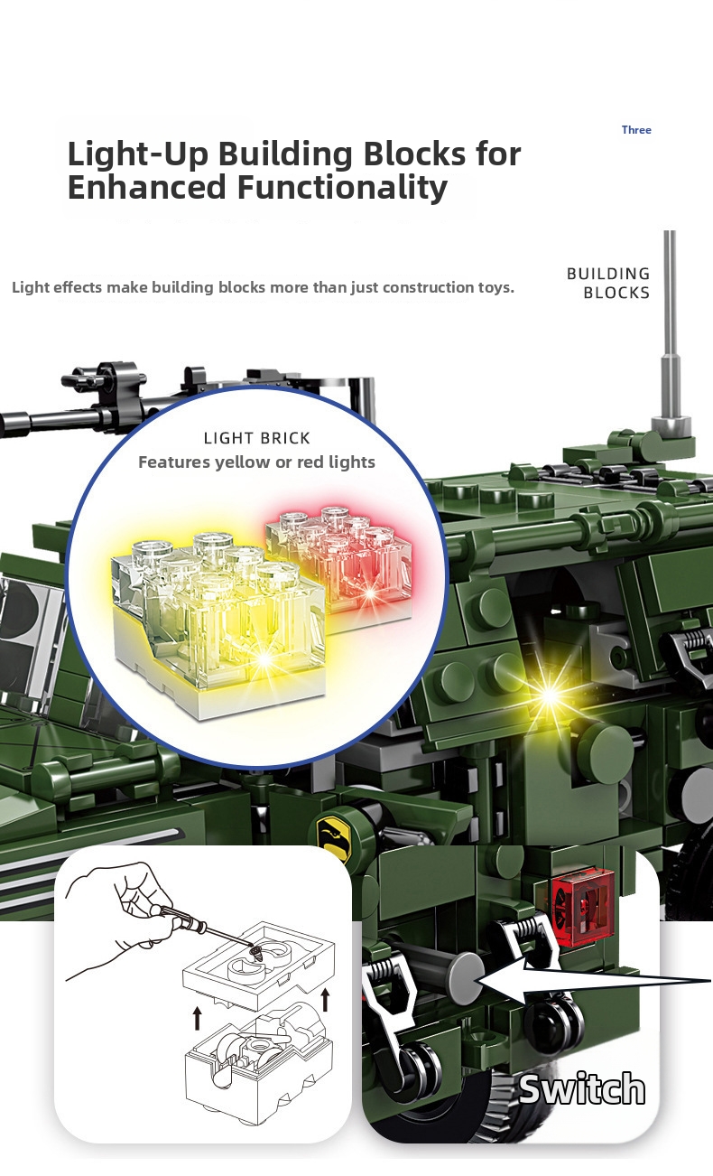 Educational Building Block Models Compatible With Military Aircraft Carrier Tank Airplane Destroyer Small Particle Toy For Kids_voghion.com