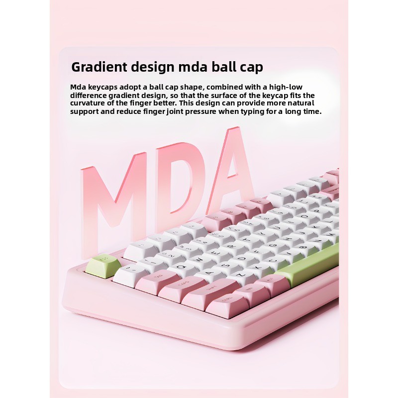 Tastiera meccanica Asidun H98 personalizzabile, wireless, con tre modalità, hot-swap, Bluetooth, ideale per e-sport, giochi, computer e ufficio._voghion.com