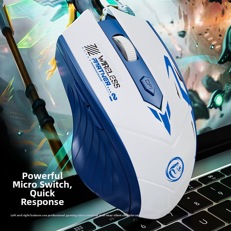 Wireless Mouse Bluetooth Dual Mode Silent Charging Suitable For Gaming E-Sports Office Laptops Desktops Cross Border_voghion.com