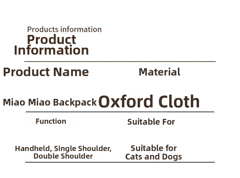 Anti-scratch Pet Backpack Cat Carrier For Travel And Comfort_voghion.com