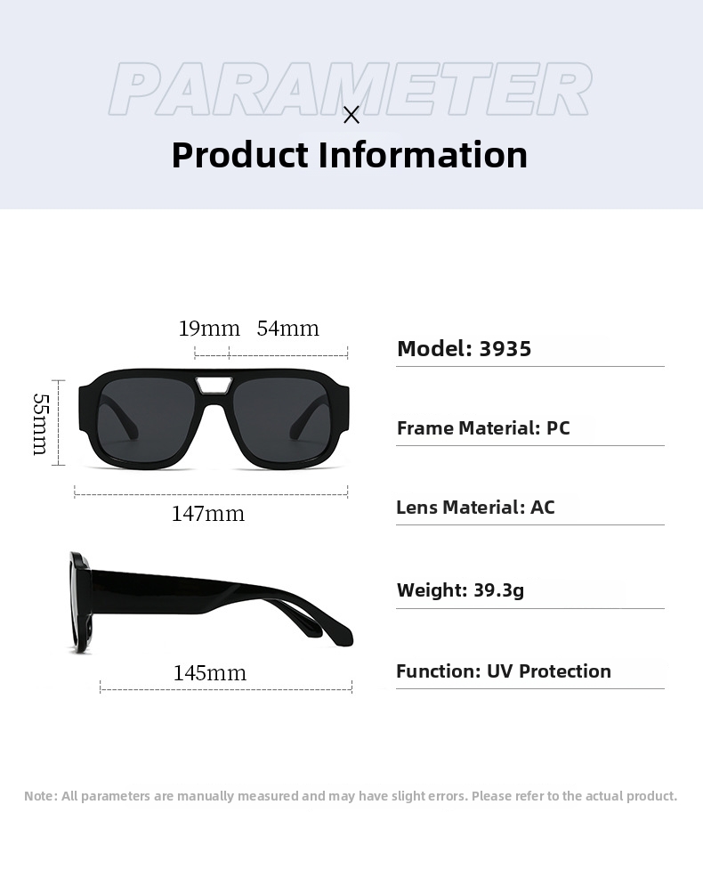 Aviator Sonnenbrille Für Herren Mit Uv-schutz Modisch Lässig_voghion.com
