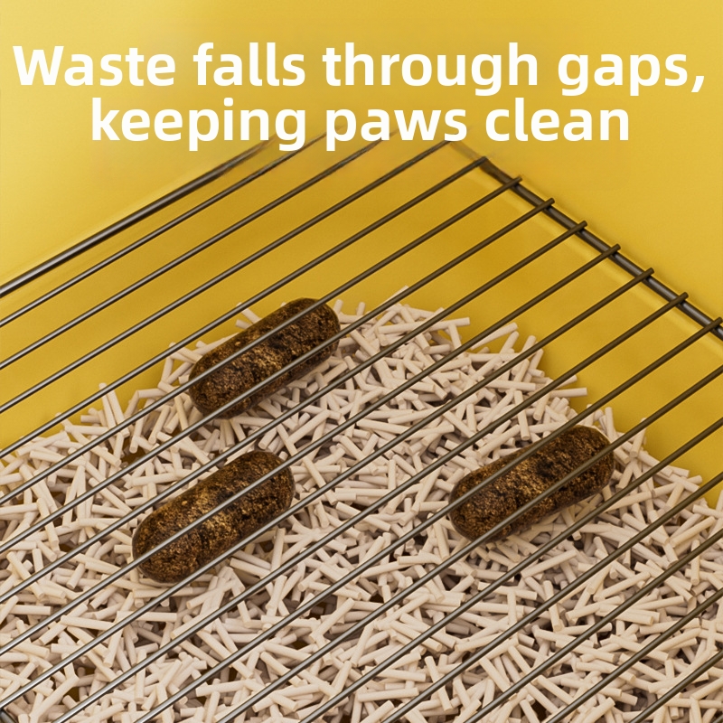 Lettiera per cani di grandi dimensioni a forma di vasca da bagno, toilette per animali domestici in rete metallica, accessori per cani di piccola taglia_voghion.com