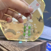 Производители прямых волос Hutian Jade Jagyu кулон абака Ян Грин Advanced Чувство изысканного дикого богатства