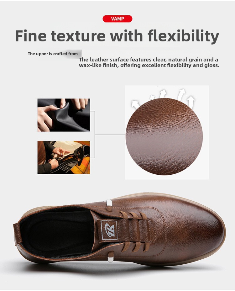Chaussures en cuir pour hommes, collection printemps 2025, décontractées, à enfiler, semelle souple, confortables, blanches et noires, en microfibre et cuir PU. Directement de l'usine._voghion.com