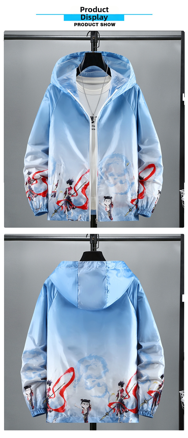 Men's Sun Protection Jacket Upf Quick Drying Outdoor Summer Top_voghion.com