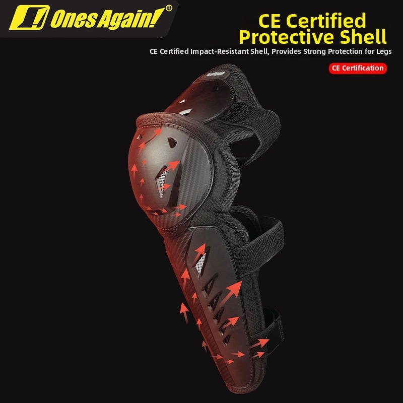 Motorcycle Protective Gear Knee And Elbow Pad Four Piece Set Breathable Widened Side Wings Anti-Fall For Summer Motorcycles And Racing Bikes_voghion.com