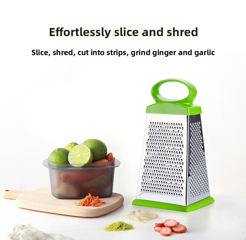 Groenterasp van rvs met vier zijden voor in de keuken_voghion.com