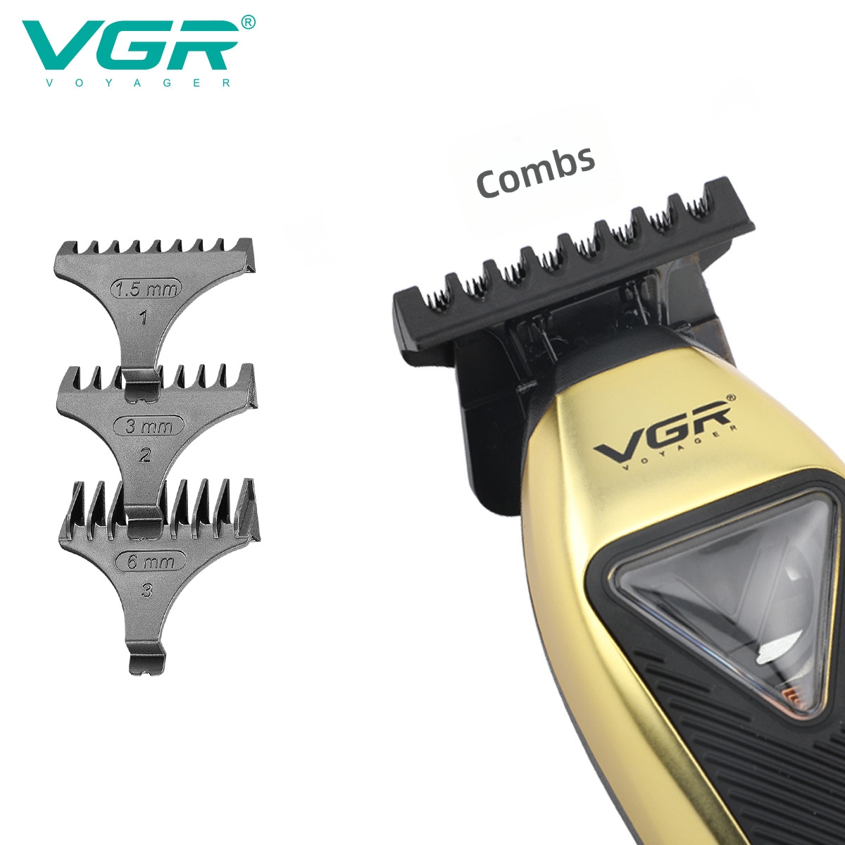 High-End Hair Clipper Set For Men Professional Salon Kit With Rechargeable Electric Clipper And Shaver Base_voghion.com