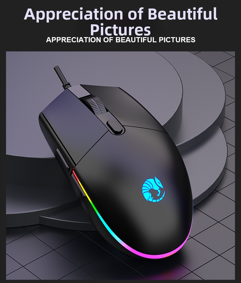 Gaming Mouse With Rgb Backlight And 7 Programmable Buttons_voghion.com