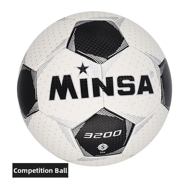 Mother & Kids Student Soccer Ball Machine Stitched Size 4 PU Training Competition Size 5 Ball Activity And Entertainment_voghion.com