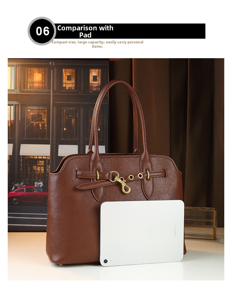 Borsa a tracolla donna in vera pelle stile retro borsa a mano_voghion.com