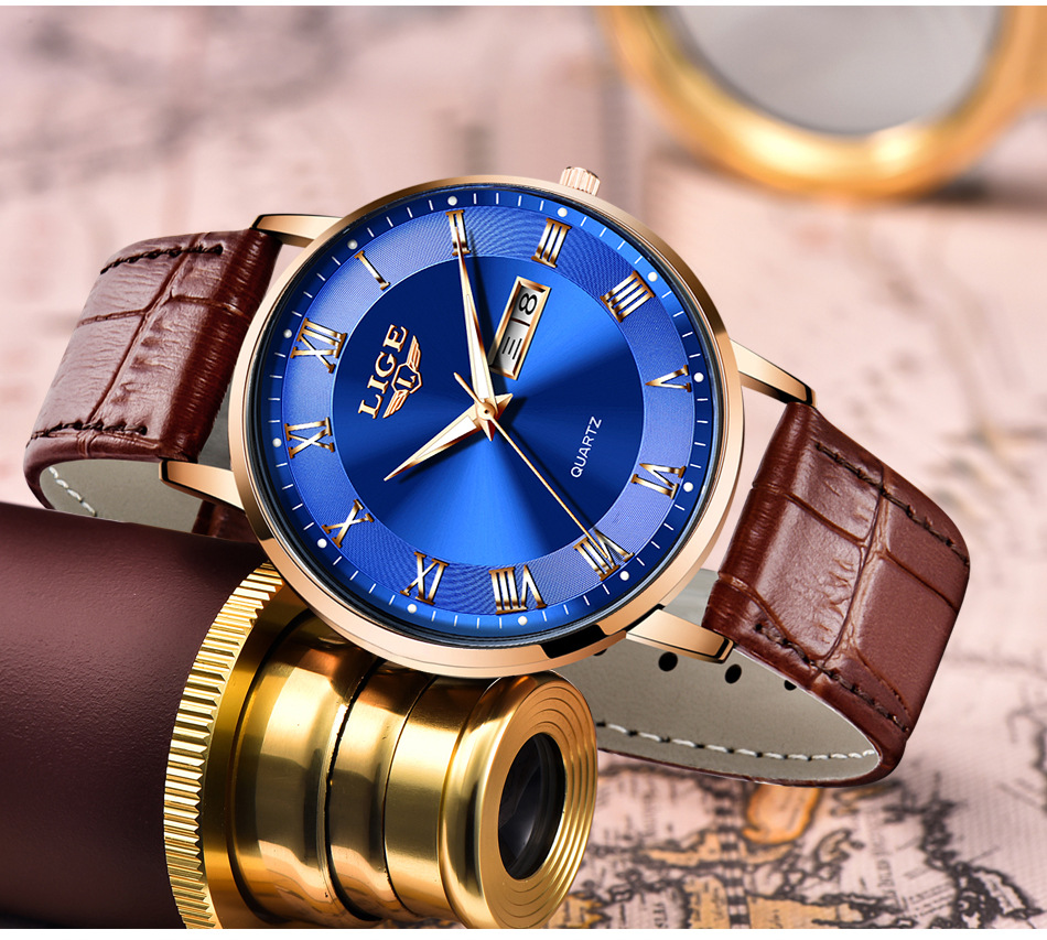 Classic Women's Quartz Watch With Milanese Mesh Strap And Calendar_voghion.com