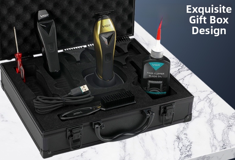 Professional Hair Clipper Set For Men Rechargeable Salon Kit_voghion.com