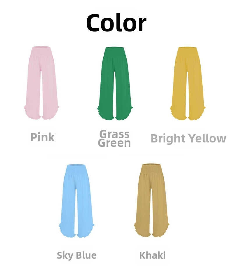 Women's European American Style Long Casual Wide Leg Pants Fashion_ecoleips.com