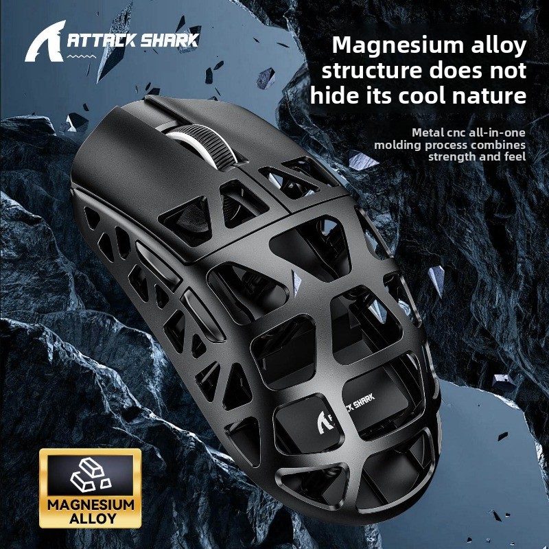 Attack Shark R3 Wireless Gaming Mouse Magnesium Alloy E-sports_voghion.com
