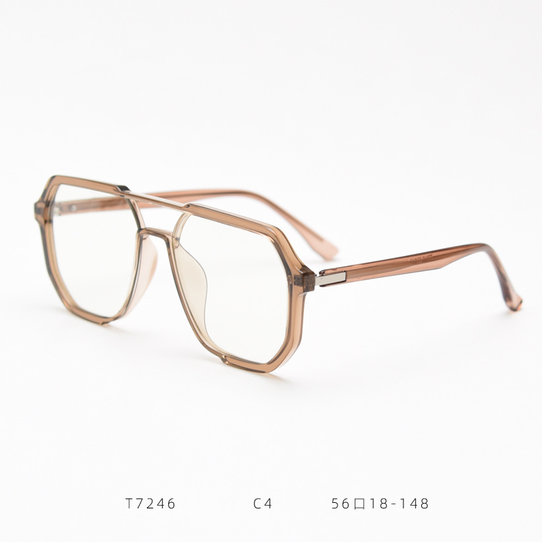 Retro Prescription Eyewear Frames With Double Bridge For Unisex_voghion.com