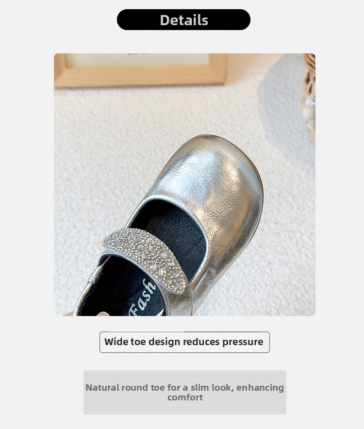 Mädchen Mary Jane Schuhe Aus Lackleder Mit Strass Für Kinder_voghion.com