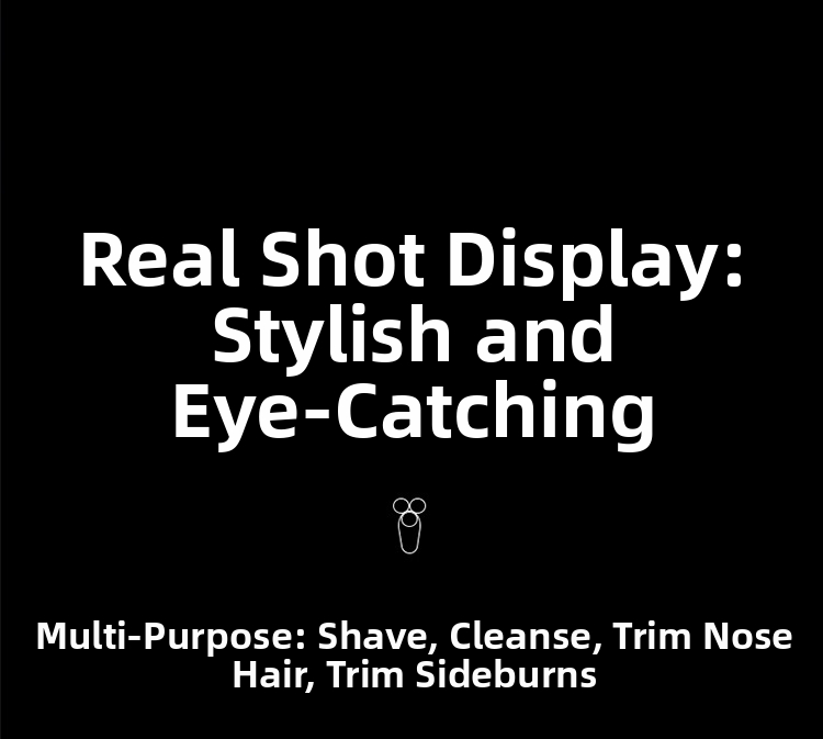 New 9D Electric Shaver High Power Rechargeable Multi-Functional Water Washable Shaver For Personal Care_voghion.com