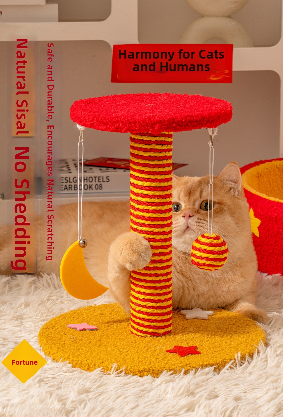 Starry Sky Mars Cat Tree And Climbing Frame For Cats Scratching_voghion.com