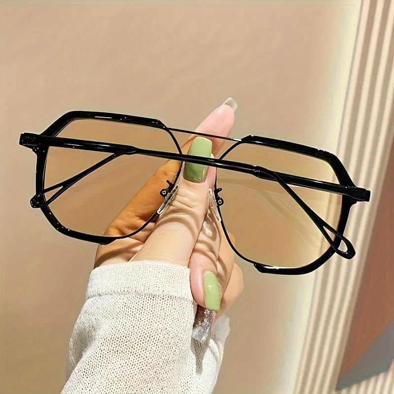 Sunglasses For Men Double Bridge Large Frame Driving Uv Protection_voghion.com