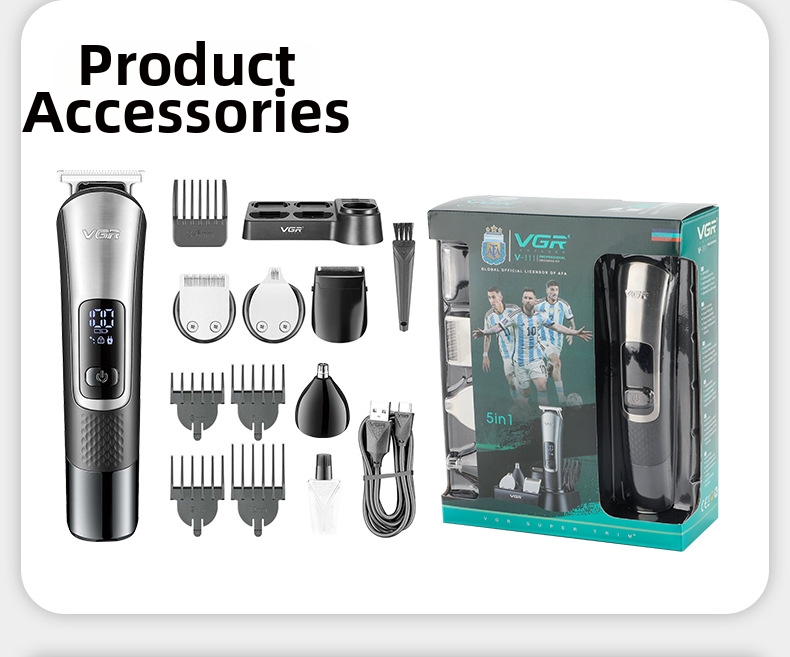 Multifunktions Haarschneider 5 In 1 Haar- Und Barttrimmer Set_voghion.com