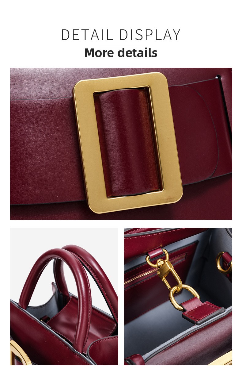 Tote Bag For Women With Adjustable Strap And Buckle Stylish Handbag_voghion.com