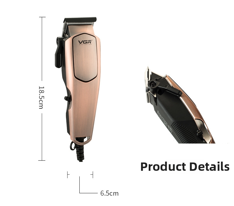 Professional Electric Hair Clipper For Slicked Back Gradient Styles_voghion.com
