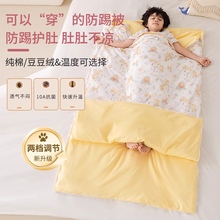 儿童睡袋四季通用秋冬加厚宝宝成长防踢被中大童小孩防踢被子被褥